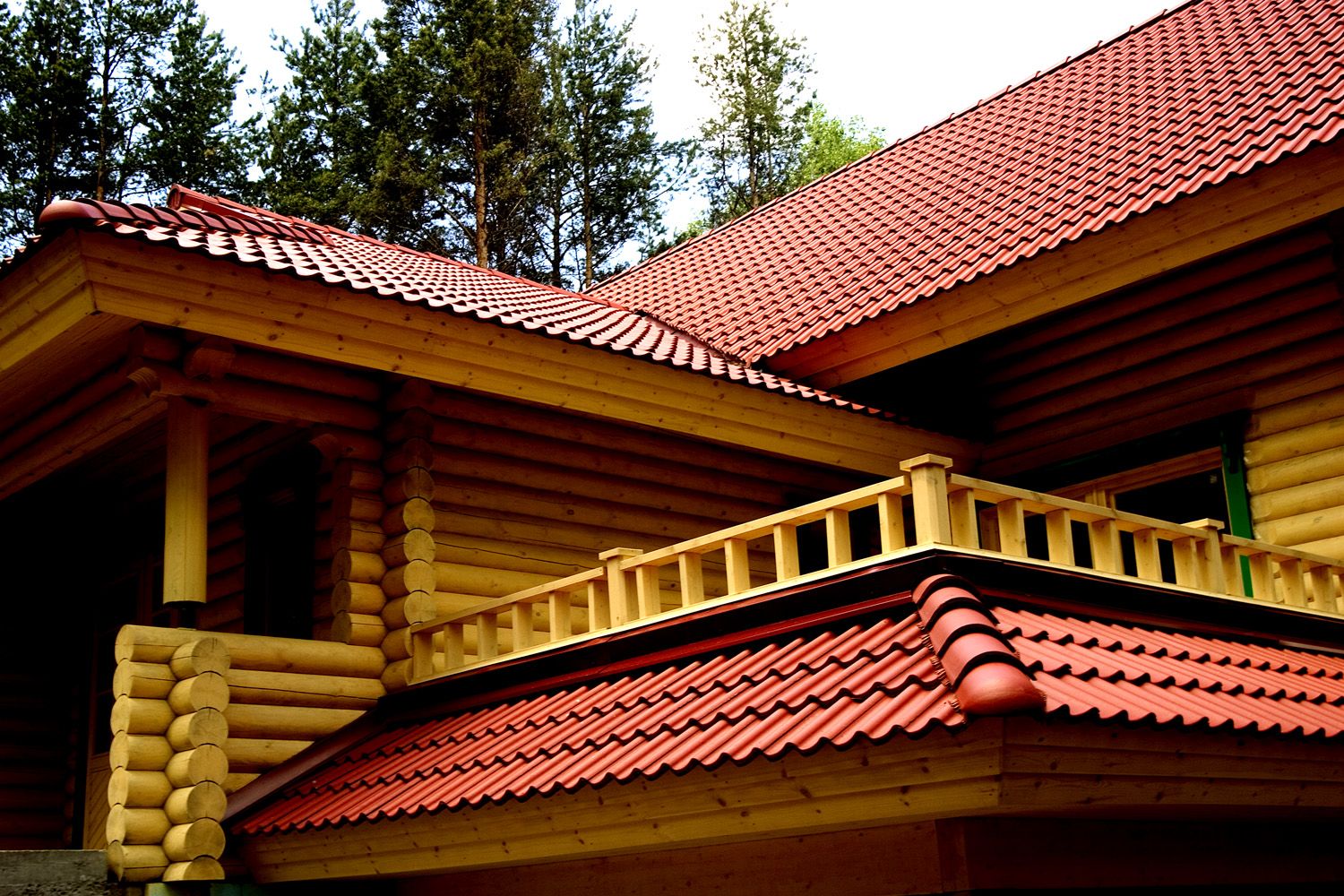 Цементно-песчаная черепица Baltic Tile Стандарт Красный Цементно-песчаная черепица Baltic Tile Стандарт Красный