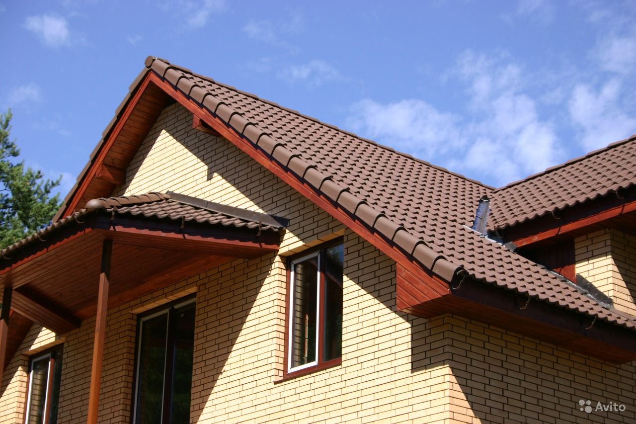 Цементно-песчаная черепица Baltic Tile Стандарт Коричнеый Цементно-песчаная черепица Baltic Tile Стандарт Коричнеый