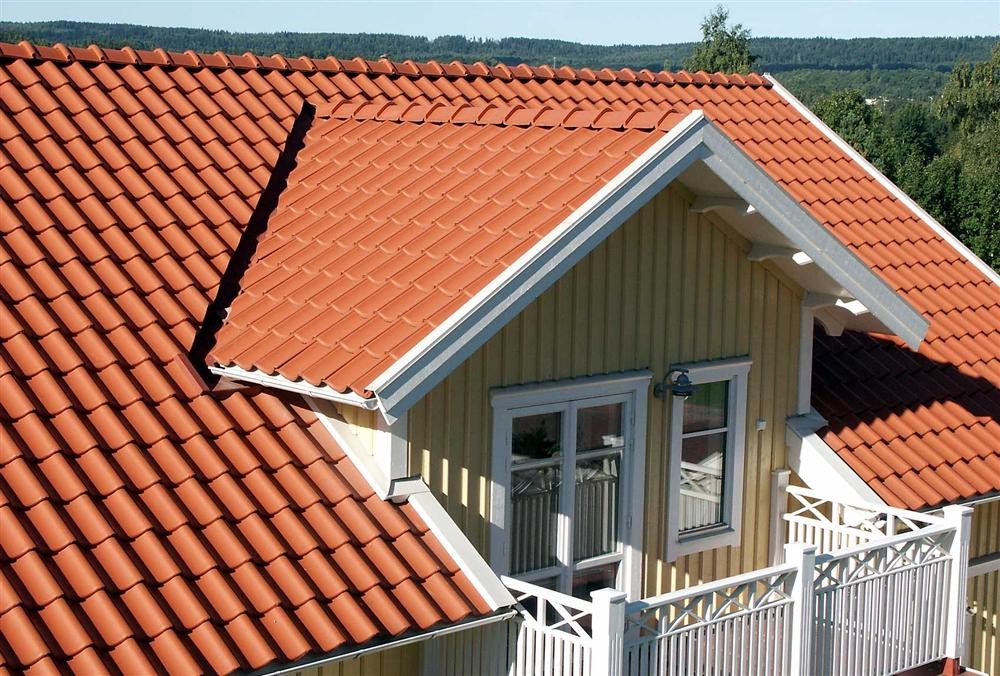 Цементно-песчаная черепица Baltic Tile Стандарт Кирпично-красный Цементно-песчаная черепица Baltic Tile Стандарт Кирпично-красный